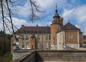 Castle chateau de Modave in Belgium