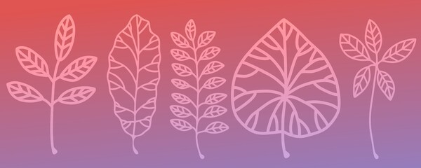 Autumn leaves colourful background