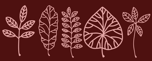 Autumn leaves colourful background