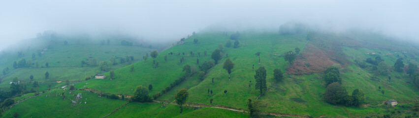 Miera Valley, Valles Pasiegos, Cantabria, Spain, Europe