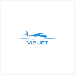 Private jet vector icon. Business jet illustration. Luxury twin engine plane