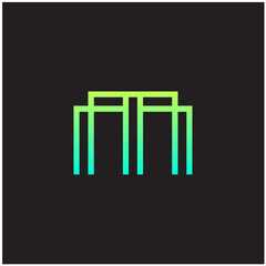 M Letter Logo Design Creative Modern Letters Vector Icon Logo Illustration