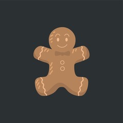 Gingerbread man cookie