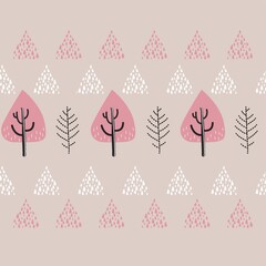 Pine trees background design