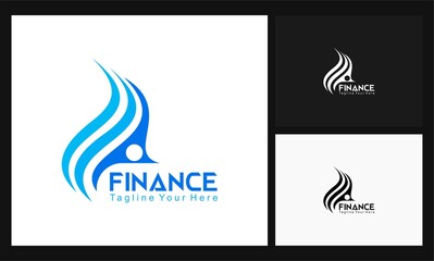 finance group concept design logo