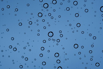 The Rain dot water For background image of blurry of focus scenery.