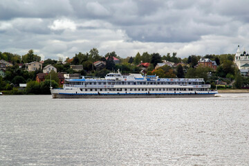 Fototapeta na wymiar tourist river boat