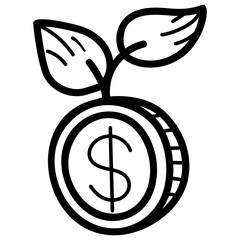 Money Growth Drawing 