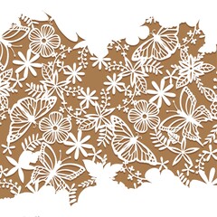 butterfly papercut background design