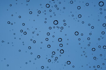 The Rain dot water For background image of blurry of focus scenery.