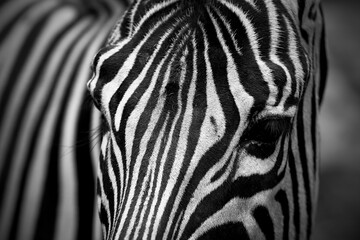 Obraz na płótnie Canvas zebra skin texture