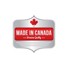 Made in Canada label design