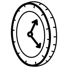Wall Clock Vector 
