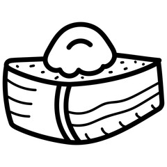 Cake Slice Vector 