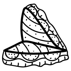 Sandwich Vector Drawing 