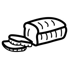Sliced Bread Vector 