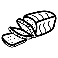 Breakfast Bread Vector 