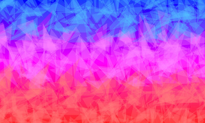 Fototapeta premium Light blue, pink, red vector polygonal pattern. Elegant bright polygonal illustration with gradient. Pattern for your backgrounds.