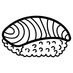 Nigiri Sushi Drawing 