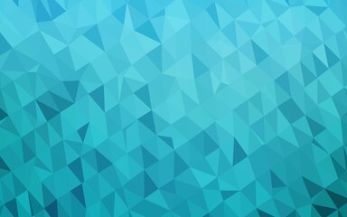 Fototapeta na wymiar Light BLUE vector polygon abstract background. Geometric illustration in Origami style with gradient. Template for a cell phone background.