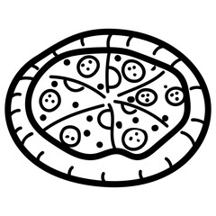 Italian Pizza Vector 