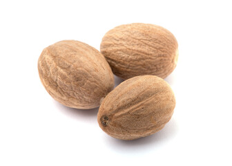 nutmeg isolated on white background