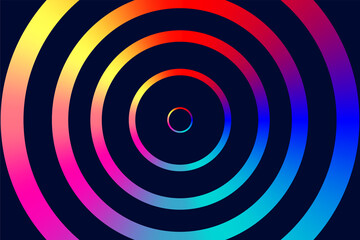 Background with glowing circles for night club