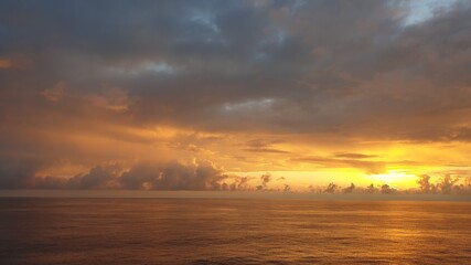 Sky of Pacific Ocean