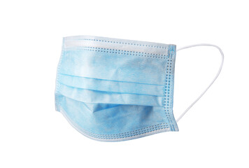 Doctor mask and corona virus protection isolated on a white background