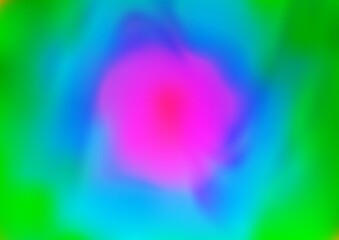 Light Multicolor, Rainbow vector blurred shine abstract template. A completely new color illustration in a bokeh style. The elegant pattern for brand book.