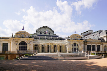 City of Vichy in the Allier department with Palais des Congrès Opera House building