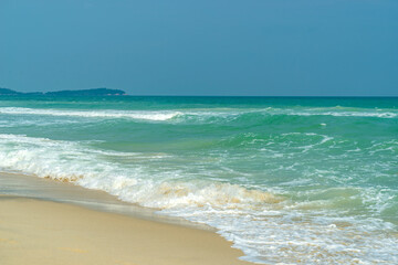 Fototapeta na wymiar Chaweng beach on Koh Samui island
