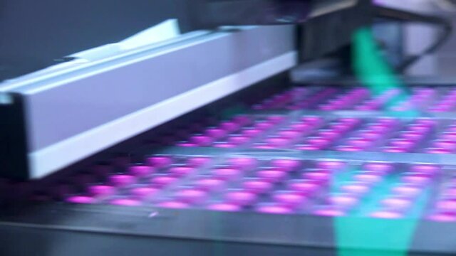 Active medicinal substances are pressed into tablets and Packed in boxes for subsequent sale in pharmacies.