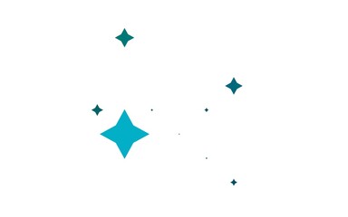 Light BLUE vector texture with beautiful stars. Blurred decorative design in simple style with stars. The pattern can be used for websites.
