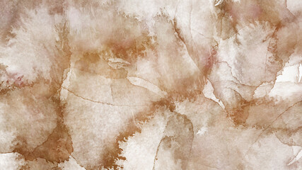Abstract watercolor wallpaper. Colored texture. Surface design concept for wallpaper, banner, postcard, clothing. Brown