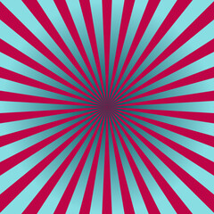 Sunburst, starburst radial, radiating lines colorful square format background, pattern. Sparkle, flare, flash concept graphic