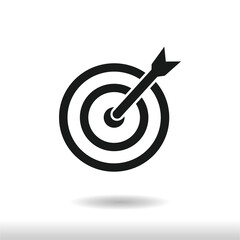 Target icon vector . dartboard sign