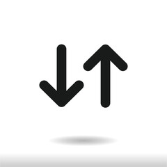 Up Down icon vector eps 10