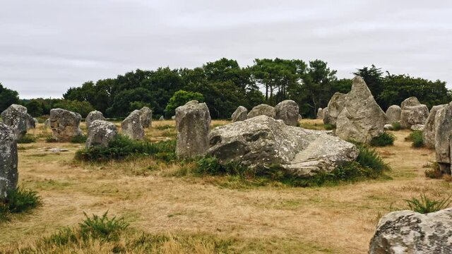 Kermario stones alignments Carnac Stones Brittany France
