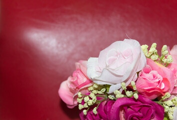 Fototapeta premium softness of fabric roses