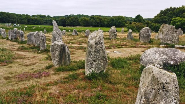 Kermario stones alignments Carnac Stones Brittany France