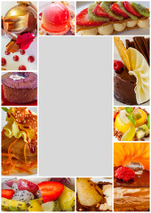 collage de desserts 