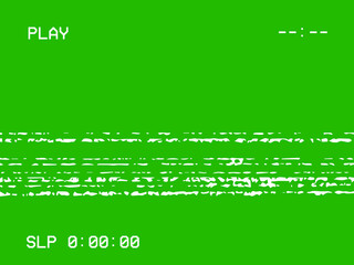 Camera Recorder Glitch Analog Picture VHS 4:3 Screen CRT TV VCR Graphic Texture Vector Graphic Pattern