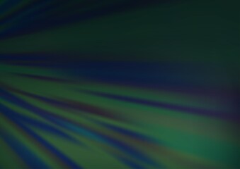 Fototapeta premium Dark BLUE vector background with straight lines. Glitter abstract illustration with colored sticks. Pattern for websites, landing pages.