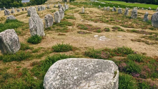 Kermario stones alignments Carnac Stones Brittany France