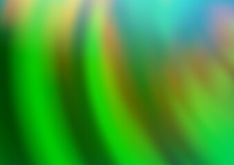 Light Green vector template with bent lines. Shining crooked illustration in marble style. Textured wave pattern for backgrounds.