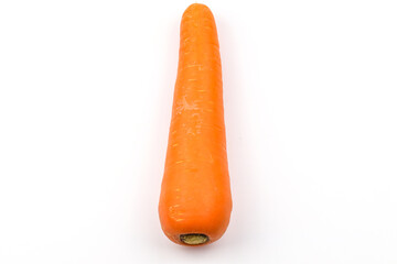 Carrots on a white background