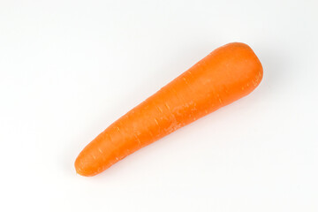 Carrots on a white background