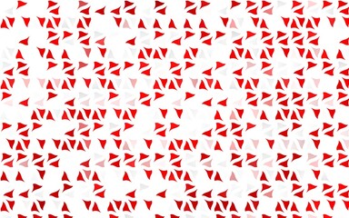 Light Red vector texture in triangular style. Abstract gradient illustration with triangles. Pattern for busines ad, booklets, leaflets