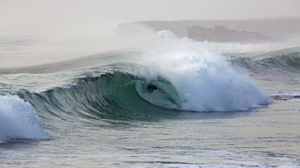 Strong surf
Big waves at Walker Bay , South Africa